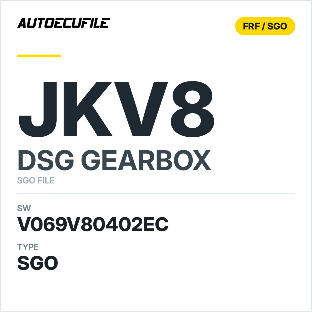 v069V80402ec  getriebe DSG jKV8 sw SGO FILE