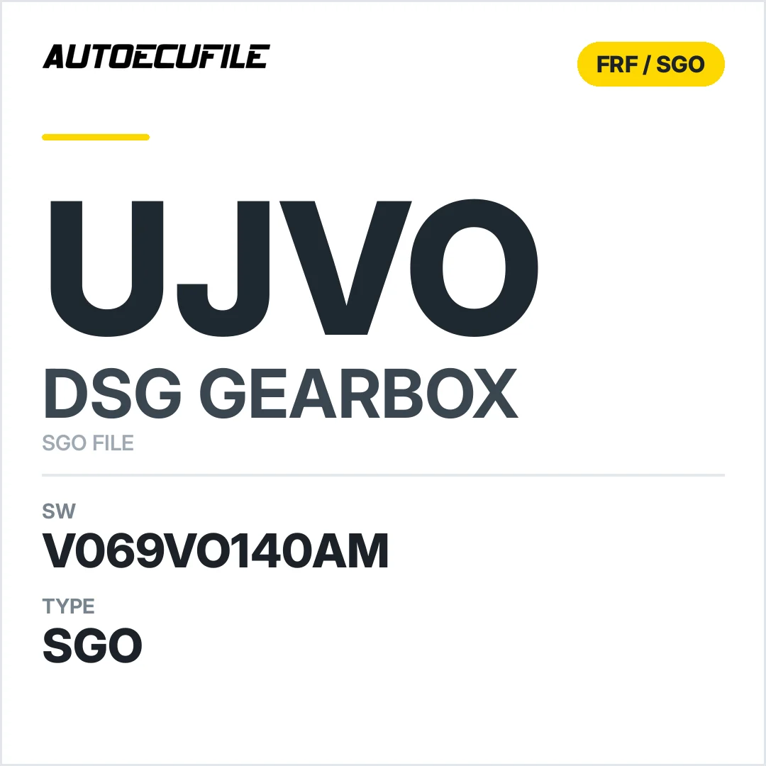 v069VO140AM   getriebe DSG UJVO sw SGO FILE