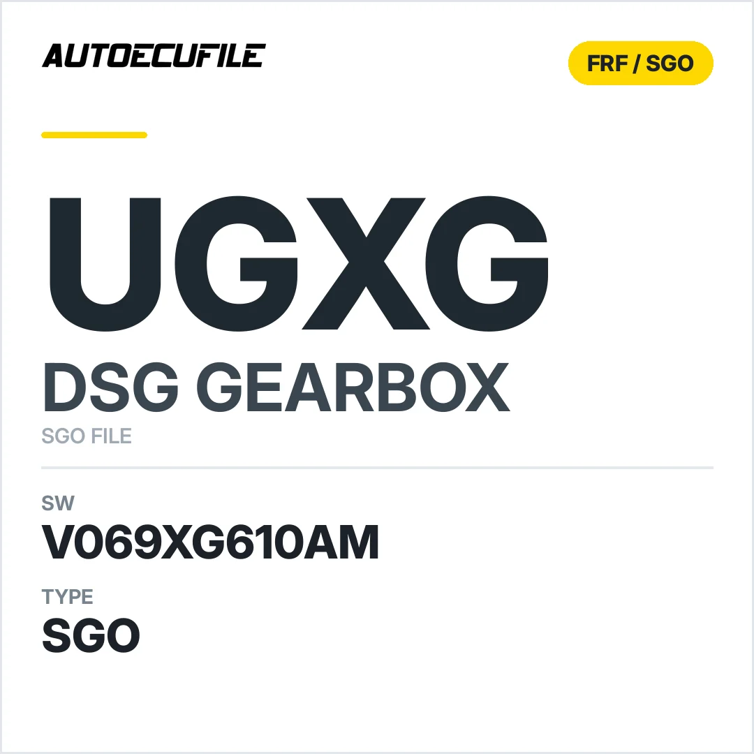 v069XG610AM   getriebe DSG UgXG sw SGO FILE