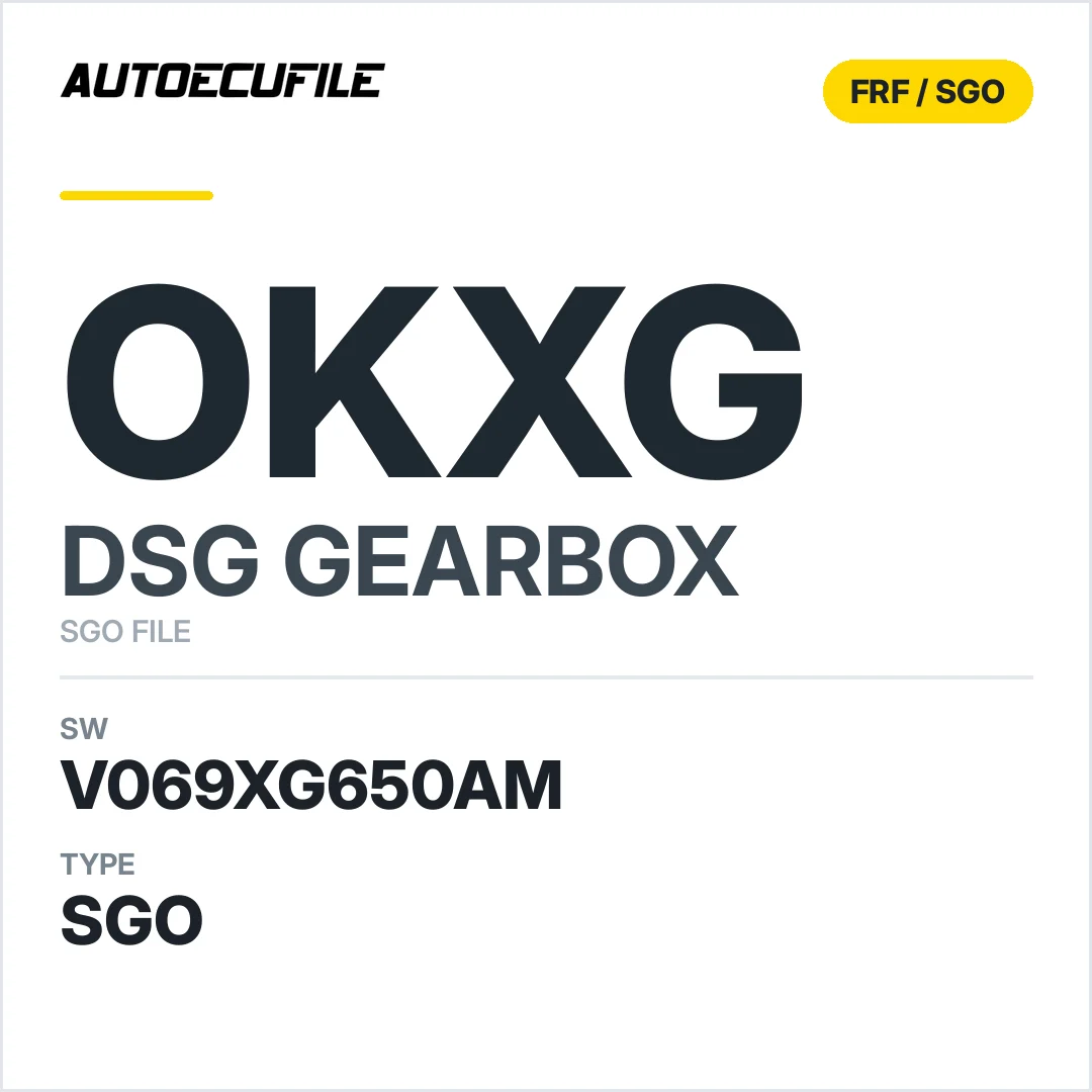 v069XG650AM   getriebe DSG OkXG sw SGO FILE