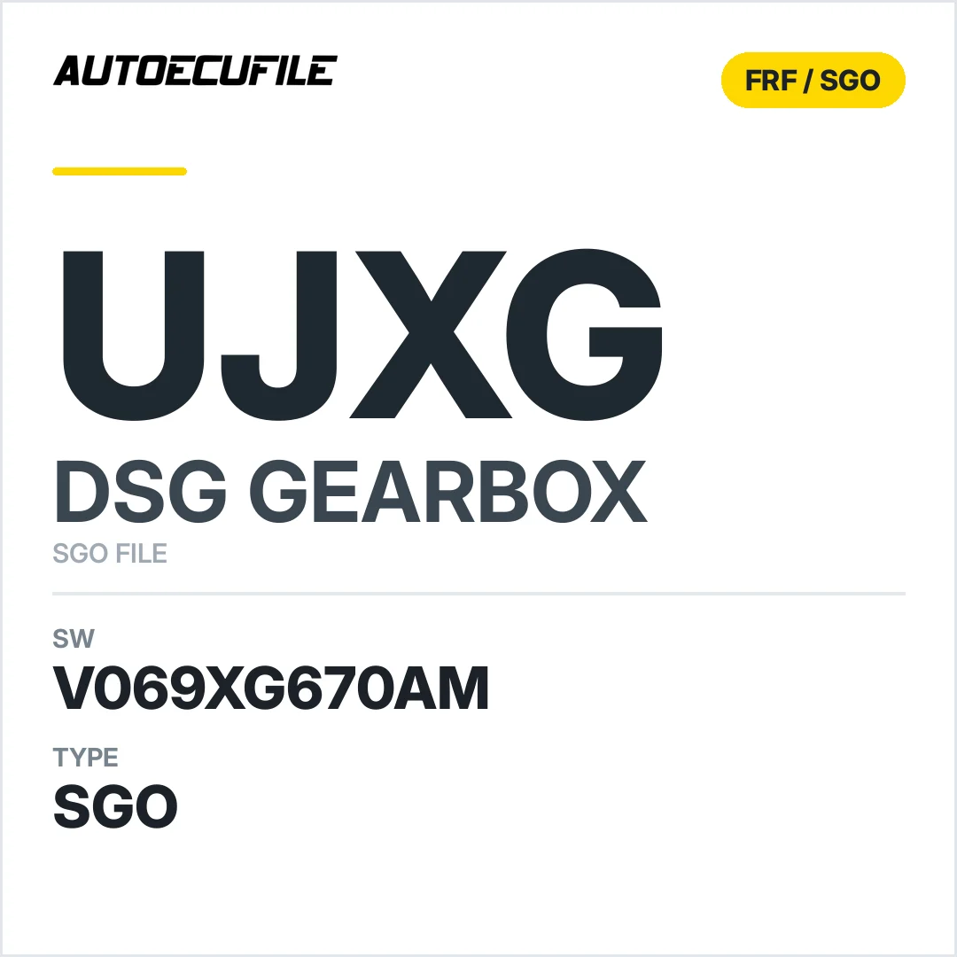 v069XG670AM   getriebe DSG UJXG sw SGO FILE