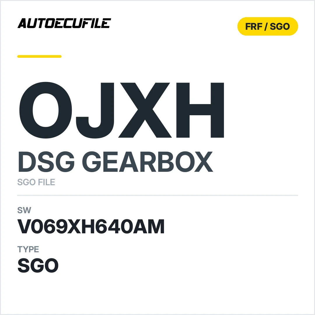 v069XH640AM   getriebe DSG OJXH sw SGO FILE
