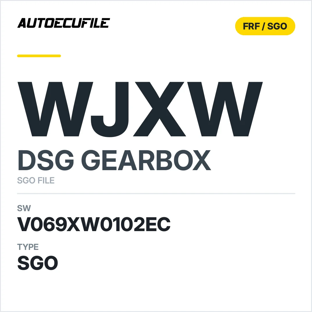 v069XW0102ec  getriebe DSG WJXW sw SGO FILE