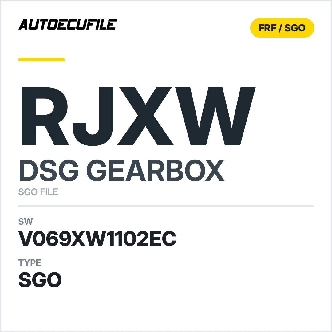 v069XW1102ec  getriebe DSG RJXW sw SGO FILE