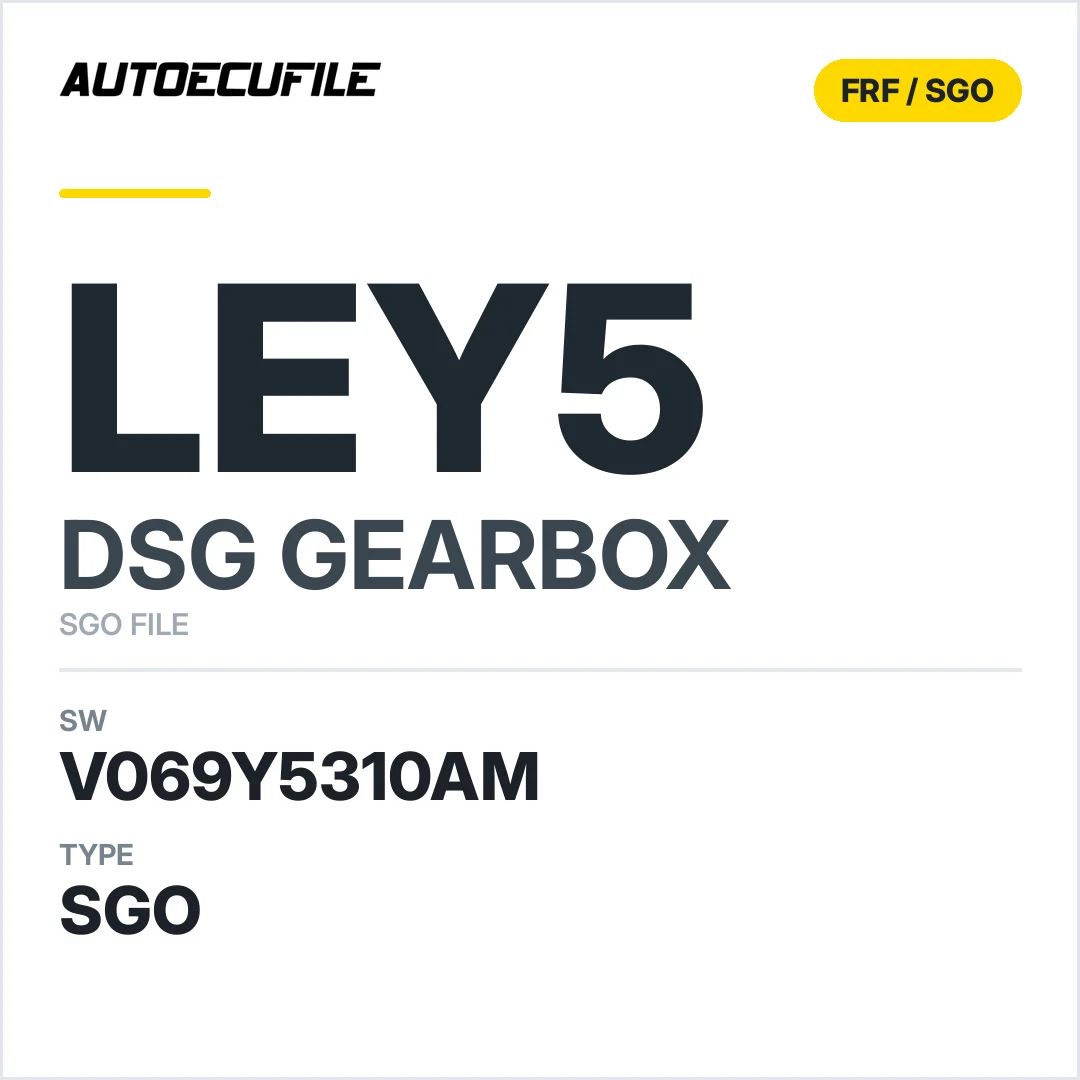 v069Y5310AM   getriebe DSG LeY5 sw SGO FILE
