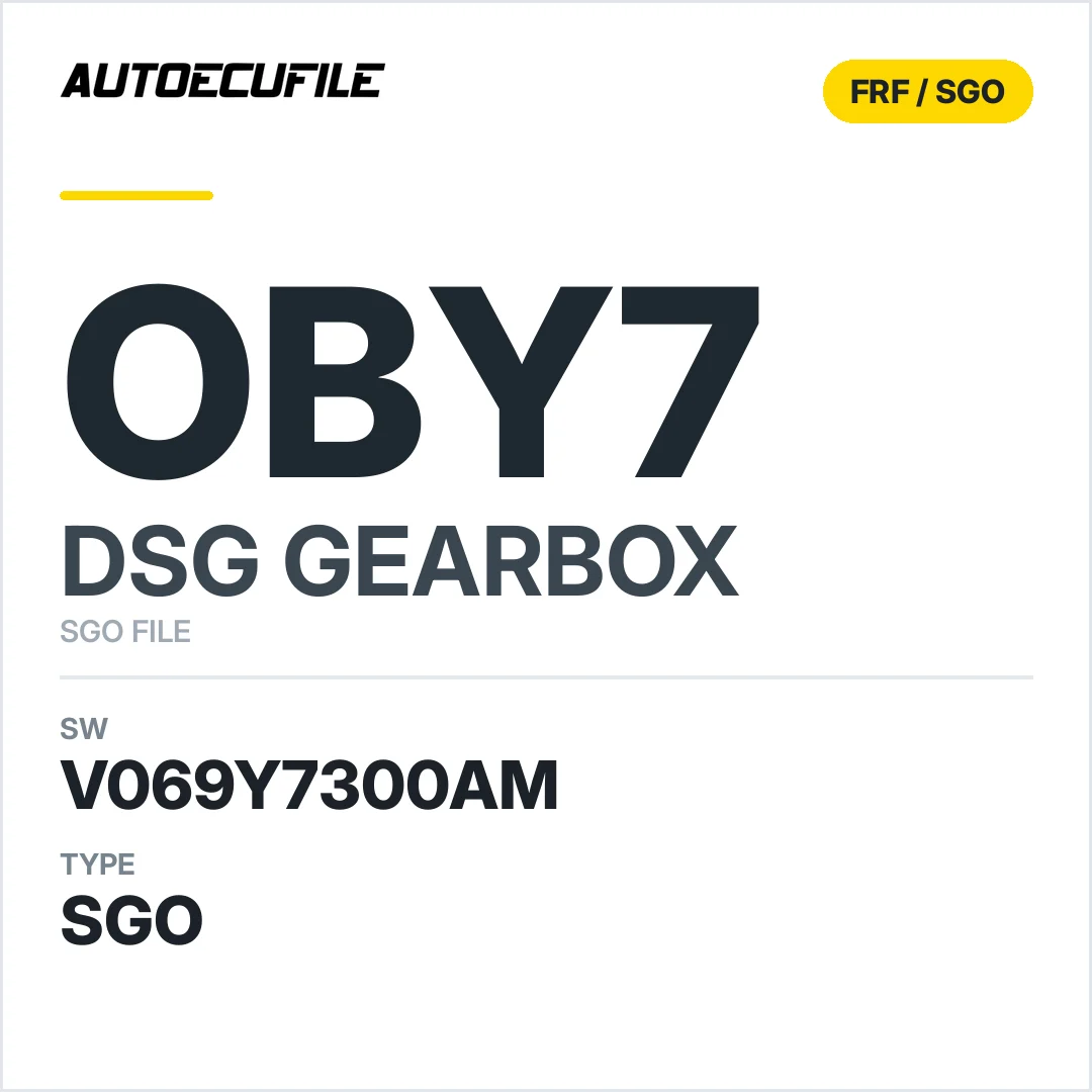 v069Y7300AM   getriebe DSG ObY7 sw SGO FILE