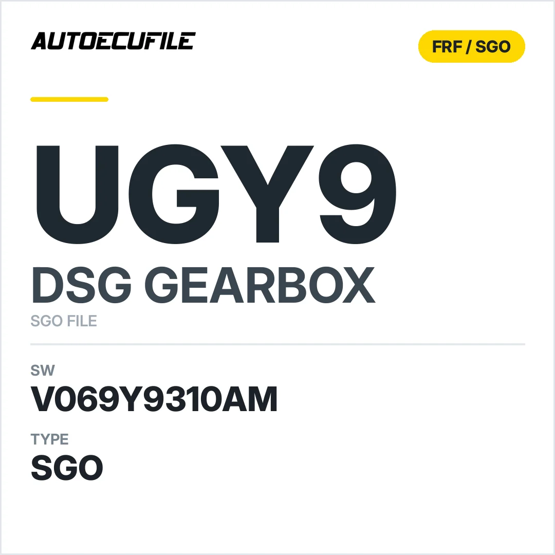 v069Y9310AM   getriebe DSG UgY9 sw SGO FILE