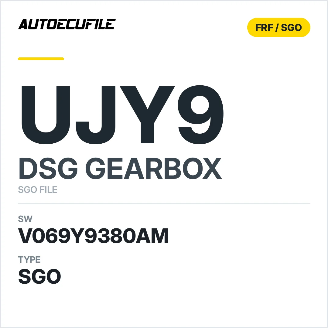 v069Y9380AM   getriebe DSG UJY9 sw SGO FILE