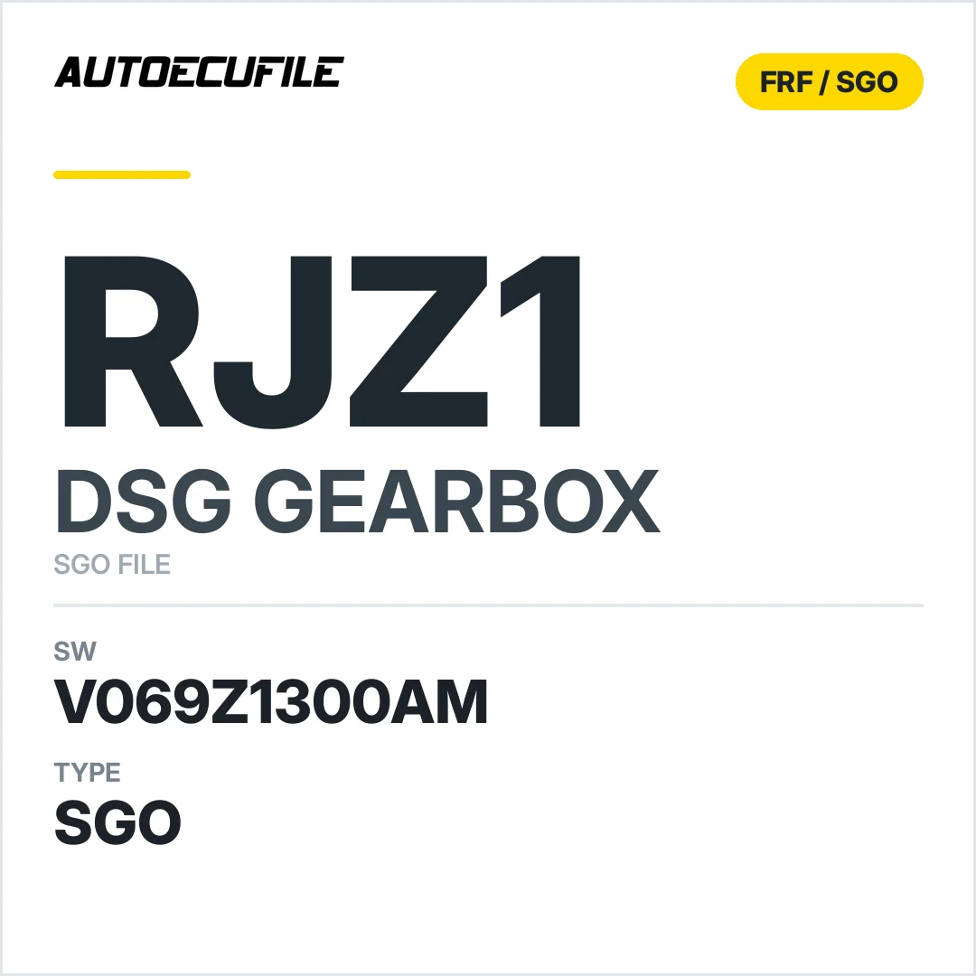 v069Z1300AM   getriebe DSG rJZ1 sw SGO FILE
