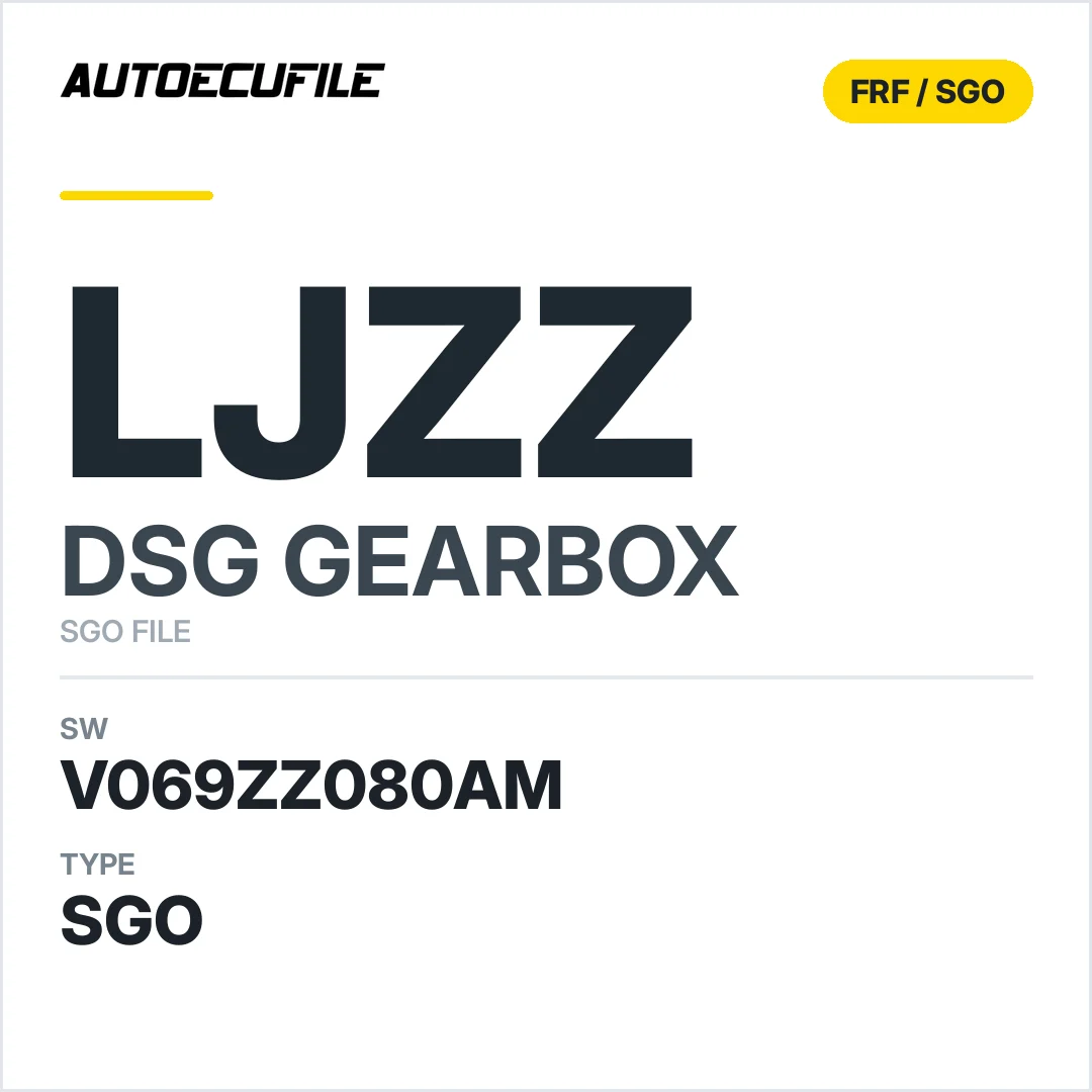 v069ZZ080AM   getriebe DSG LJZZ sw SGO FILE