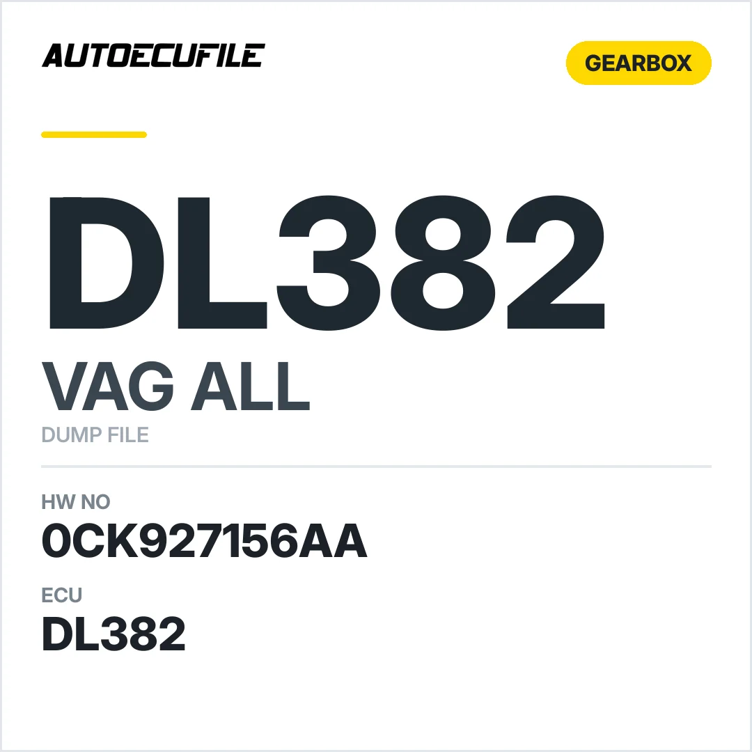 VAG GEARBOX  DL382 0CK927156AA VIRGIN DUMP