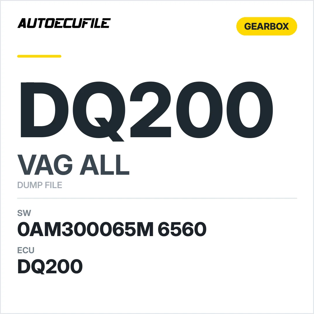 VAG GEARBOX DQ200 0AM300065M 6560 DUMP
