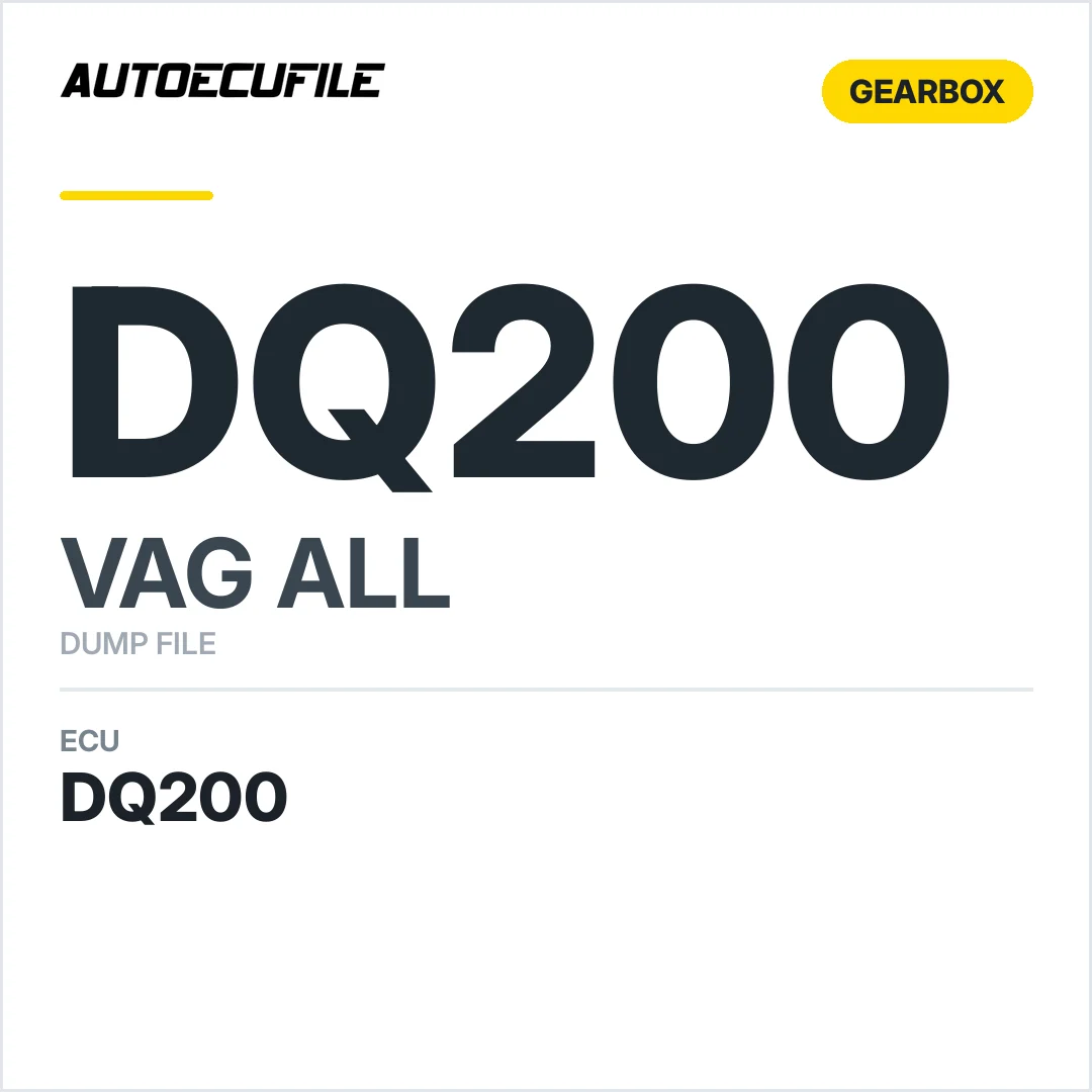 VAG GEARBOX DQ200 MQB VIRGIN DUMP