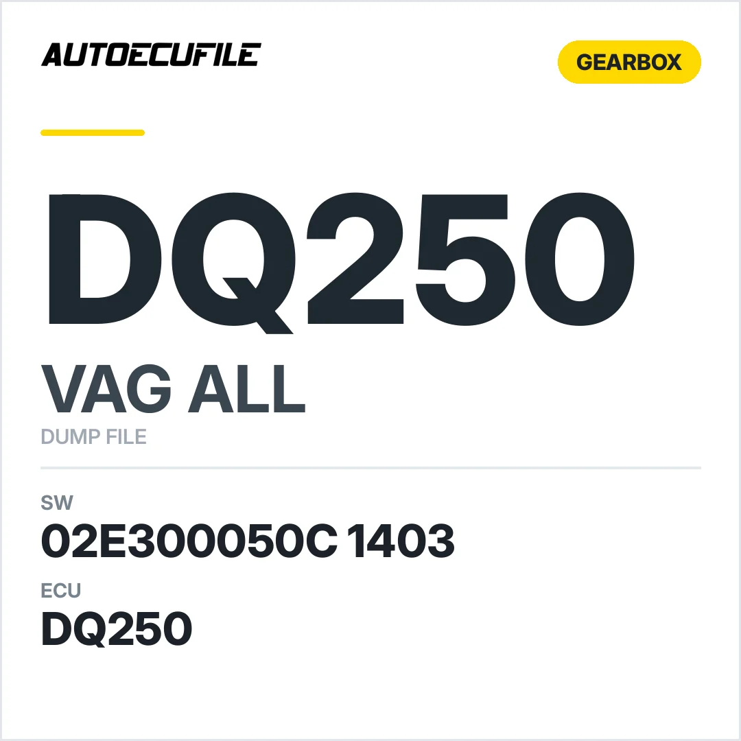 VAG GEARBOX DQ250  02E300050C  1403  DUMP