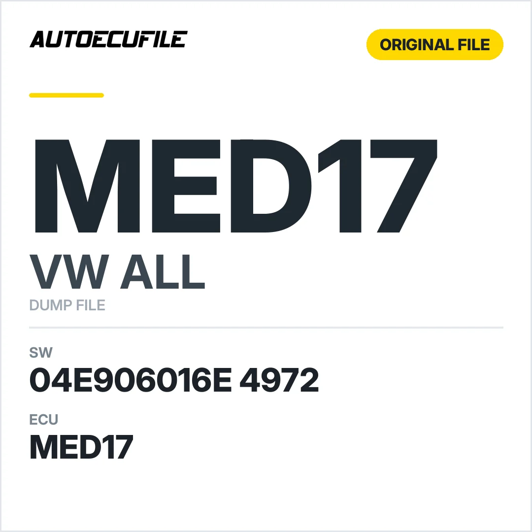VW ALL MED17 04E906016E 4972 1037530186 DUMP