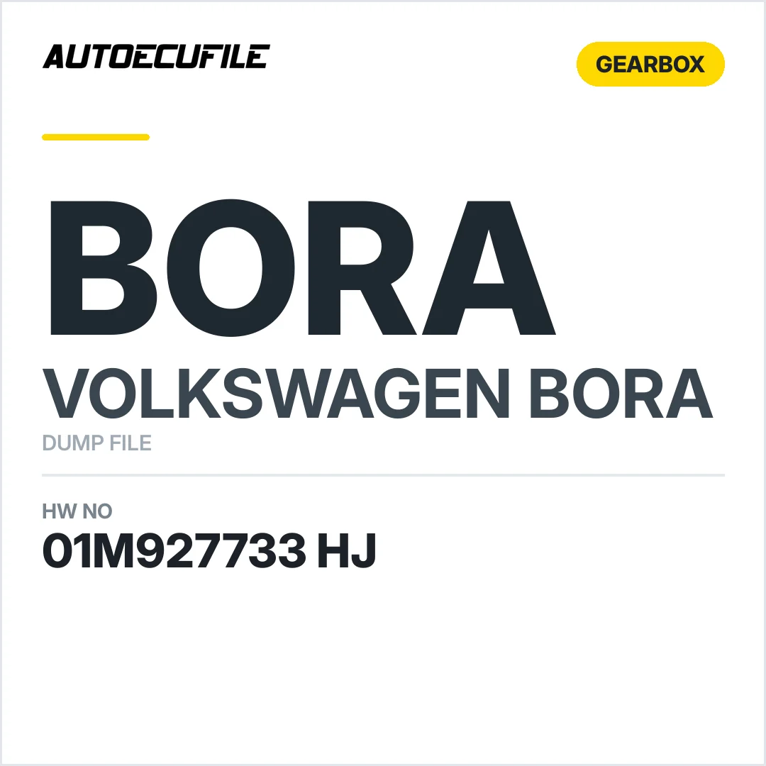 VW BORA GEARBOX 01M927733 HJ DUMP