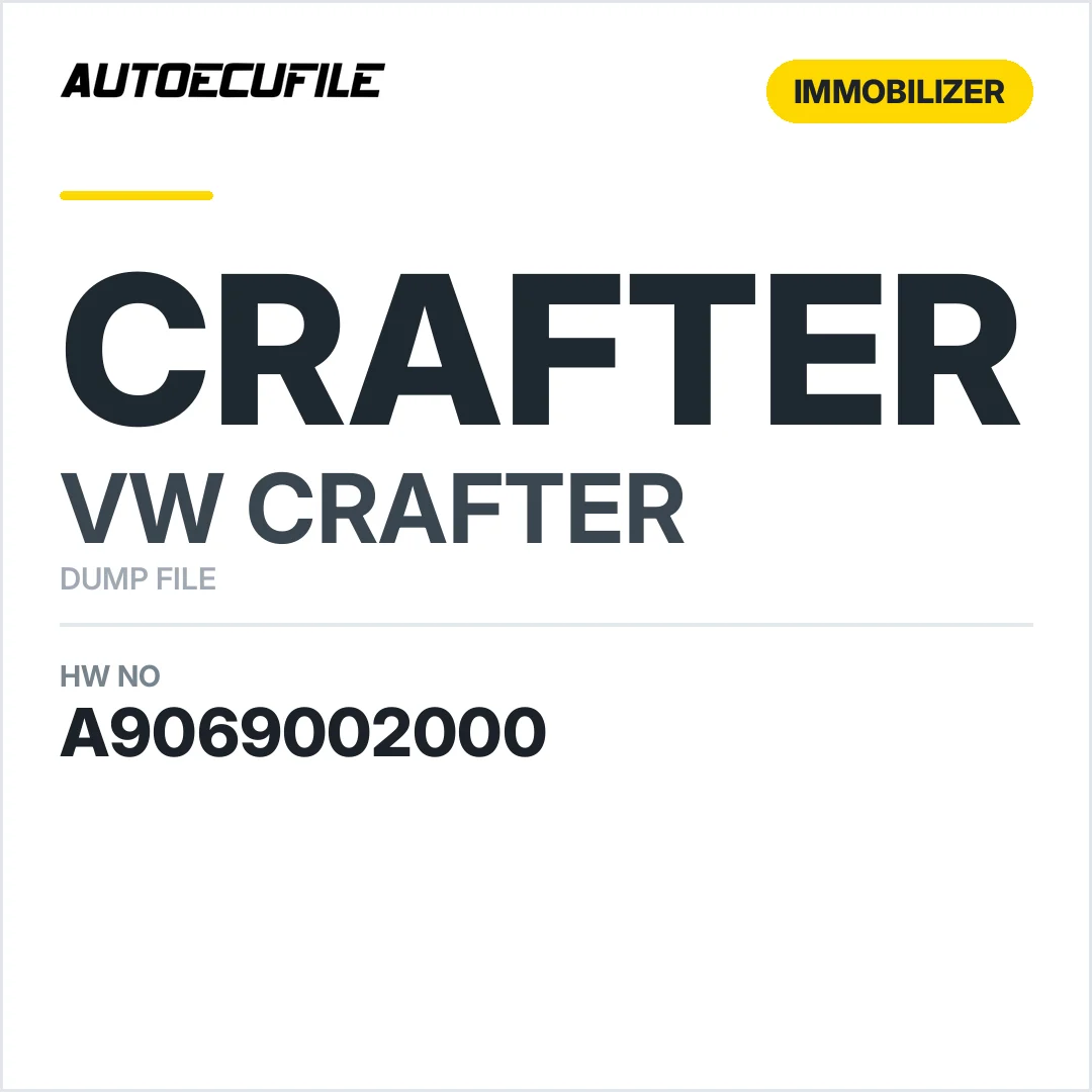 VW CRAFTER EZS A9069002000 DUMP