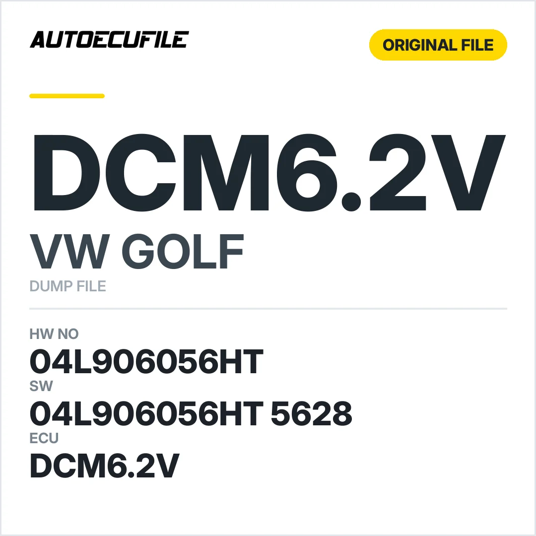 VW GOLF DCM6.2V 04L906056HT 04L906056HT  5628 DUMP