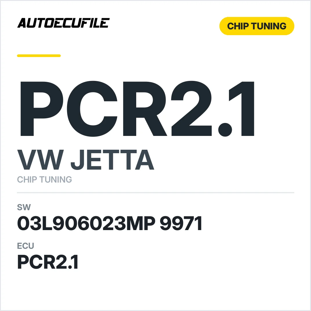 VW JETTA PCR2.1 03L906023MP 9971 TUNED VMAX