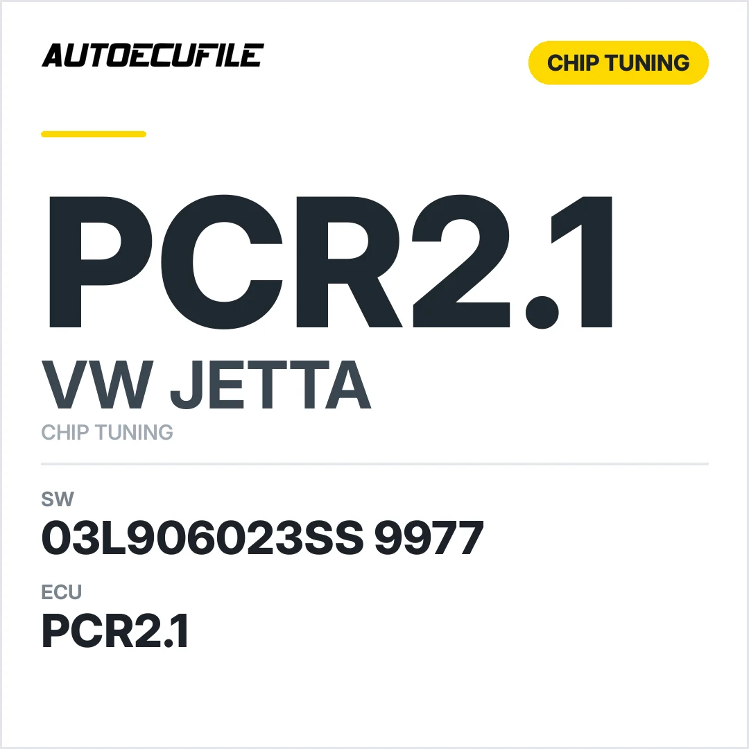 VW JETTA PCR2.1 03L906023SS 9977 TUNED VMAX