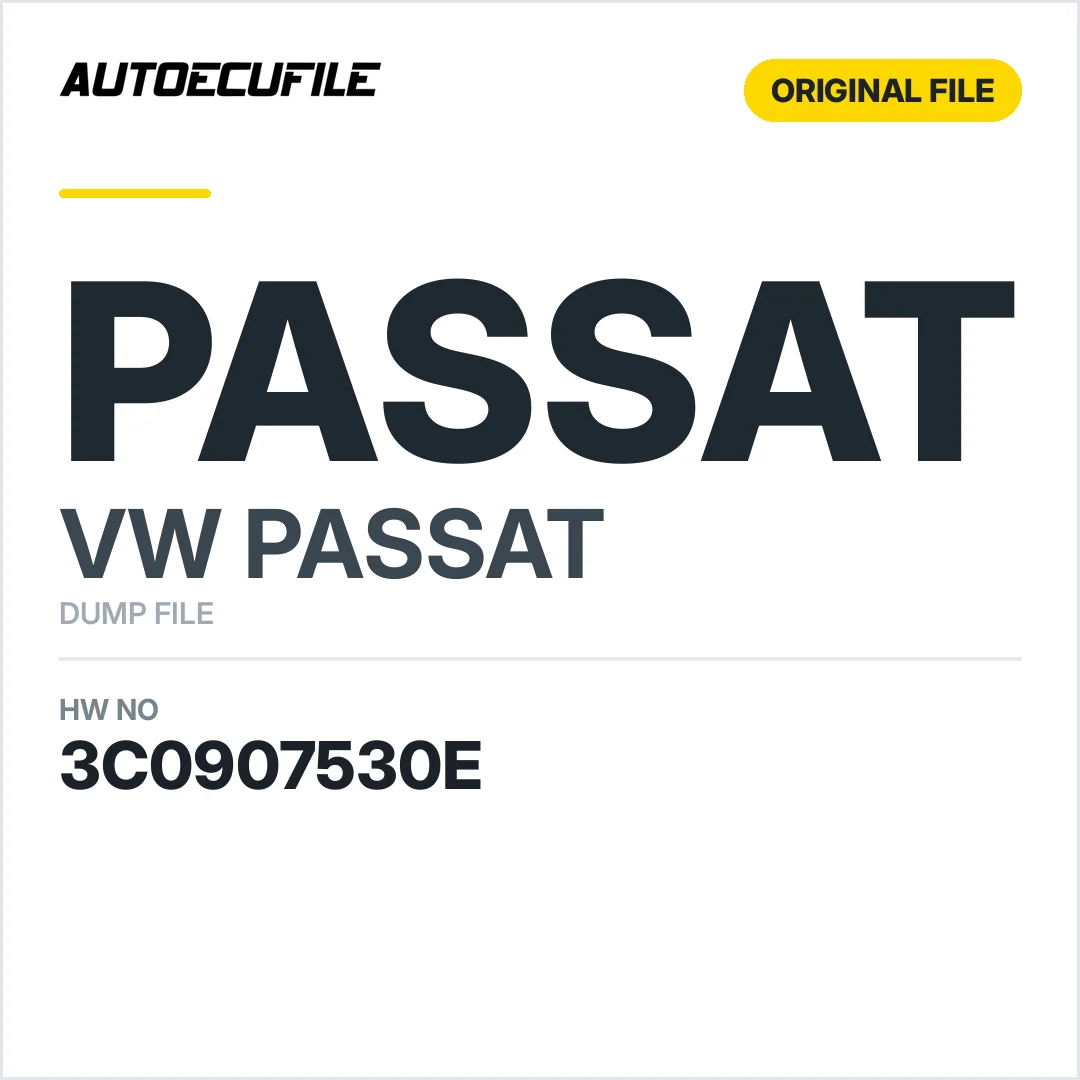VW PASSAT GATEWAY 3C0907530E DUMP