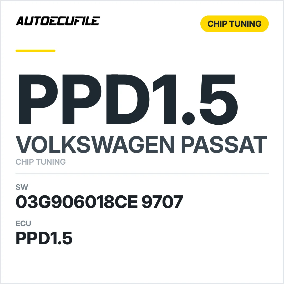 VW PASSAT PPD1.5 03G906018CE 9707 TUNED