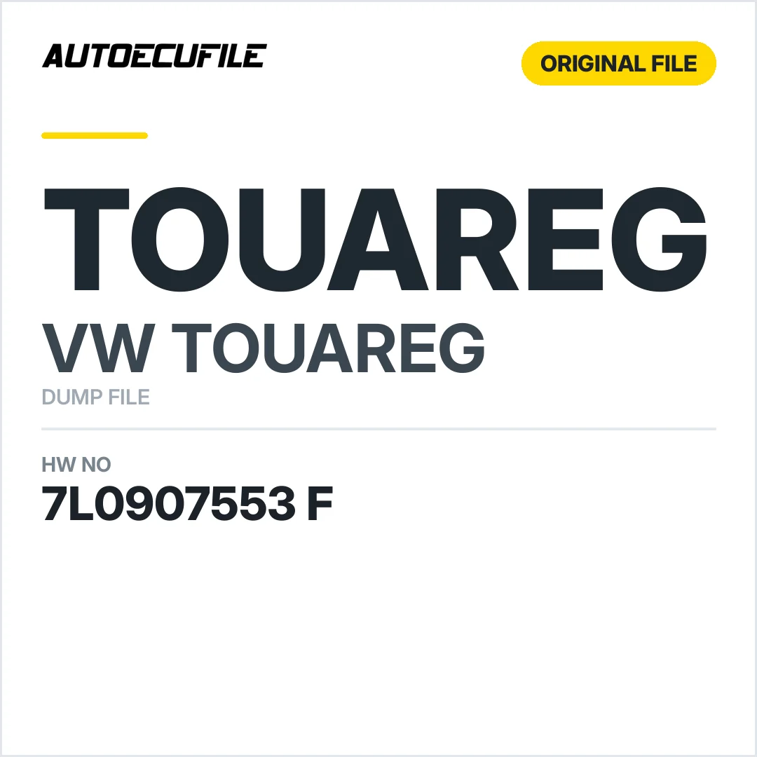 VW TOUAREG  SUSPENSION CONTROL MODULE 7L0907553 F DUMP
